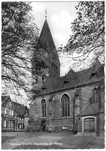AK, Waltrop Westf., Pfarrkirche St. Petrus, 1969