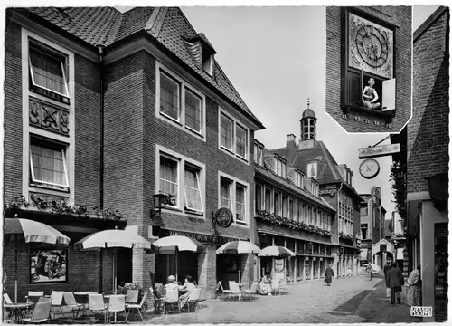 AK, Düsseldorf, "Schneider Wibbel Gasse", um 1962