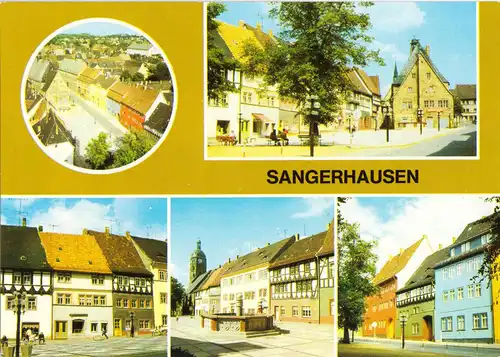 AK, Sangerhausen, fünf Abb., 1984