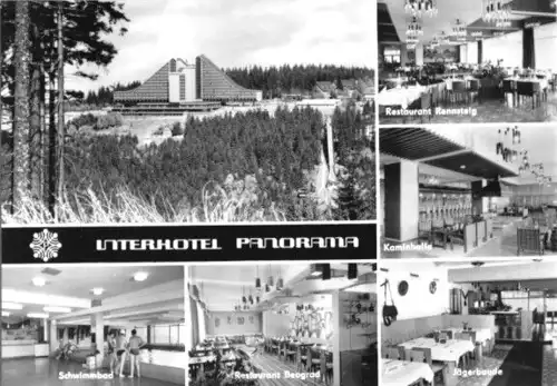 AK, Oberhof Thür. Wald, Interhotel Panorama, 6 Abb.