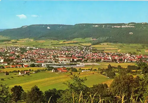 AK, Spaichingen, Totale mit Dreifaltigkeitsberg, um 1978