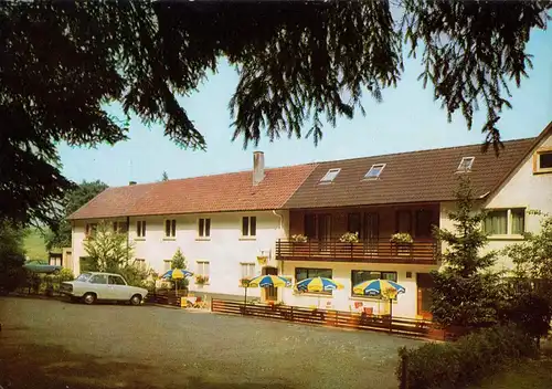 AK, Spielberg Schwarzwald, Gasthof - Pension "Zur Waldruh", 1974