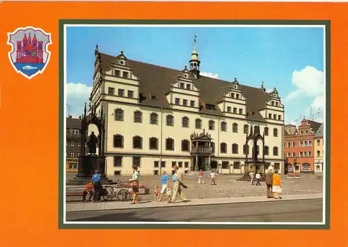AK, Lutherstadt Wittenberg, Rathaus, 1985