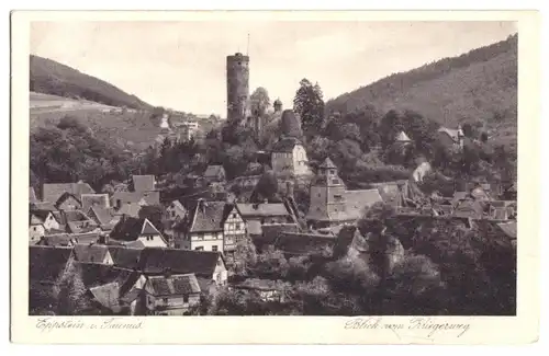 AK, Eppstein i. Taunus, Blick vom Kriegerweg, 1941