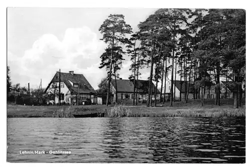 AK, Lehnin Mark, Häuser am Gohlitzsee, 1964