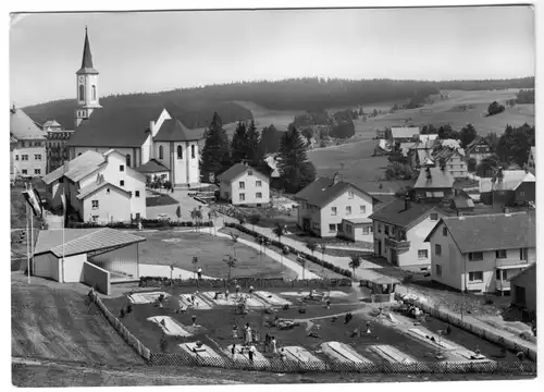 AK, Schönwald Schwarzwald, Kuranlagen mit Golfplatz, um 1968