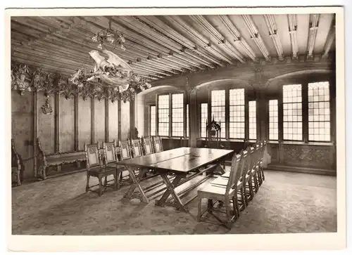 AK, Überlingen am Bodensee, Großer Rittersaal, um 1955