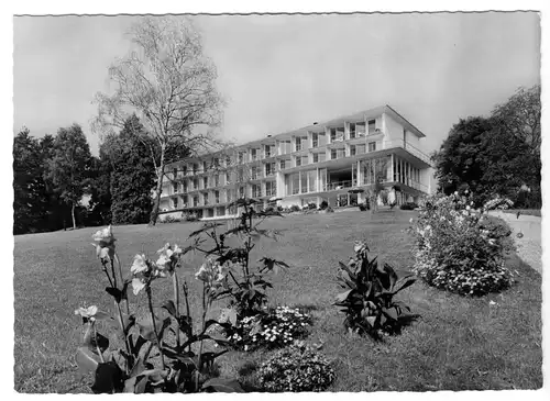AK, Überlingen, Sanatorium am Bodensee, 1957