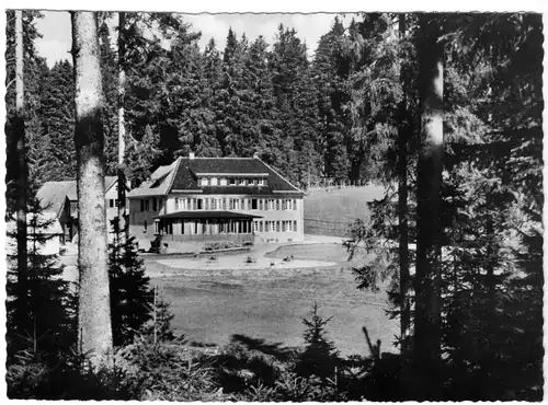 AK, Kurhaus Kaltenbronn und Gästehaus, Post Gernsbach, um 1968