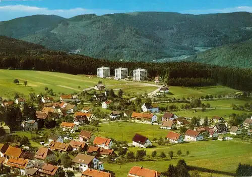 AK, Dobel Schwarzwald, Luftbildansicht, 1971