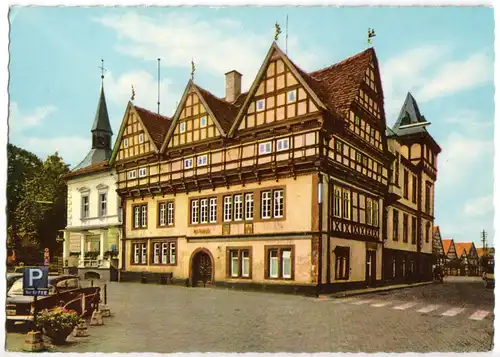 AK, Blomberg Lippe, Rathaus, um 1970