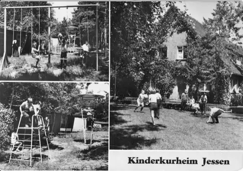 AK, Jessen Elster, Kinderkurheim Jessen, drei Abb., 1977