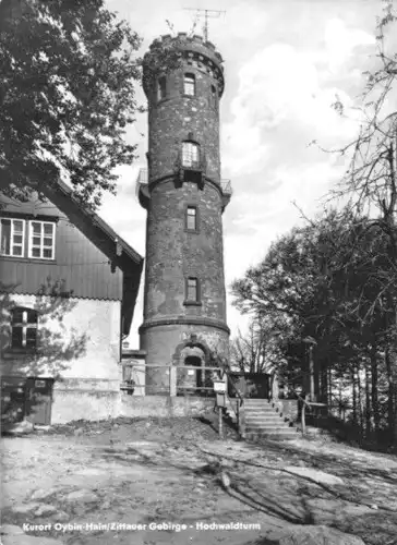 AK, Kurort Oybin - Hain, Hochwaldturm, 1965