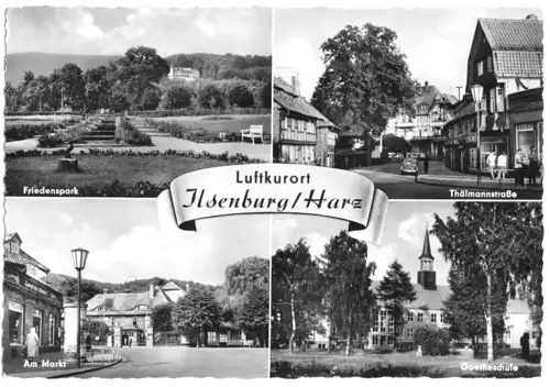 AK, Ilsenburg Harz, vier Abb., 1963