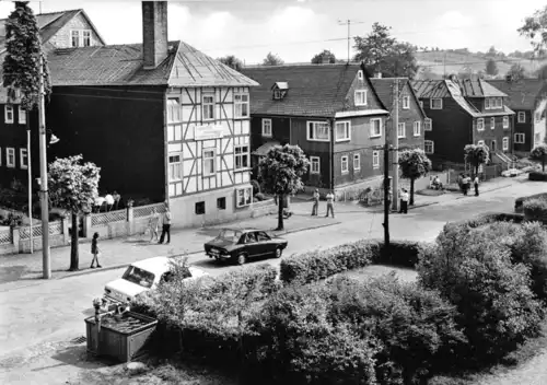 AK, Oberhain Kr. Rudolstadt, Straßenpartie, 1978