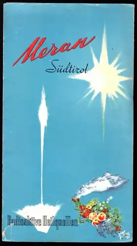 tour. Prospekt, Meran, Südtirol, Italien, 1950