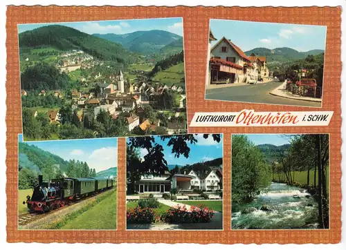 AK, Ottenhöfen Schwarzwald, fünf Abb., gestaltet, um 1966
