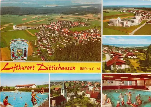 AK, Dittishausen Hochschwarzwald, sechs Abb., um 1976