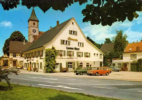 AK, Schliengen, Gasthaus Sonne, Marktplatz 1, 1982