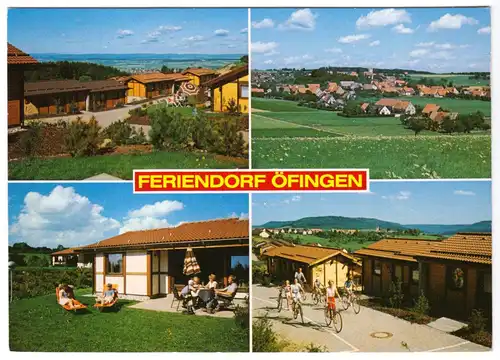 AK, Öfingen, Feriendorf, vier Abb., um 1990