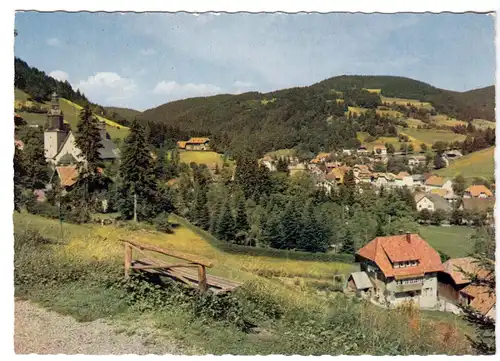 AK, Todtmoos Schwarzwald, Teilansicht, um 1970