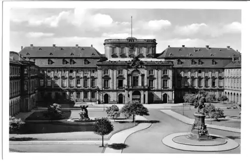 AK, Mannheim, Schloß, um 1958