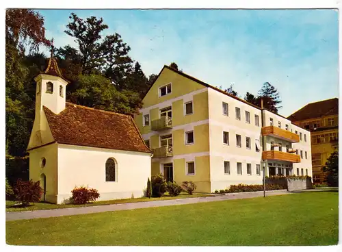 AK, Jordanbad, Kapelle 17. Jahrh., Oberes Kurhaus, 1971