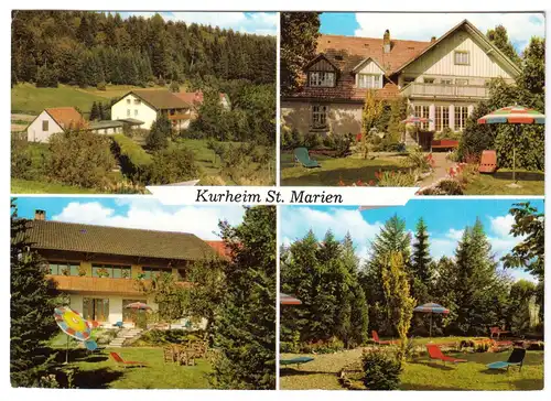 AK, Göhrwil Schwarzwald, Kurheim "St. Marien", vier Abb., 1987