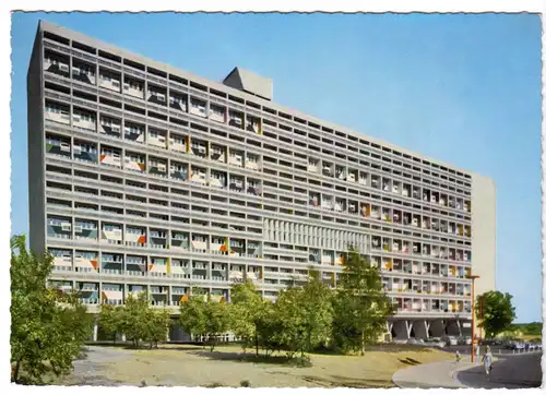 AK, Berlin Westend, Corbusier-Haus am Heilsberger Dreieck, um 1960