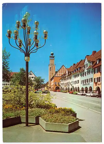 AK, Freudenberg im Schwarzwald, Marktplatz, 1987