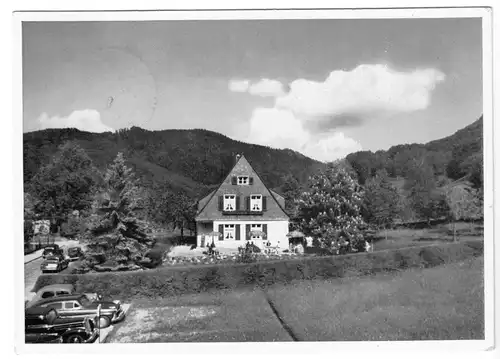 AK, Badenweiler, Schweighof, Café Glück auf, 1955