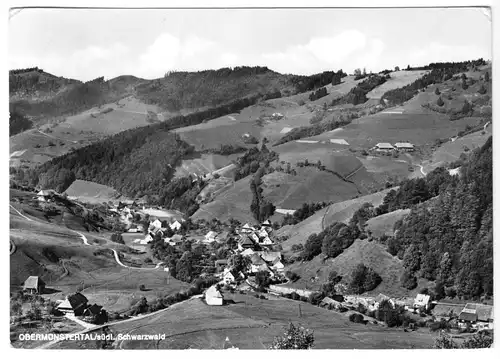 AK, Obermünstetal, Gesamtansicht, um 1970