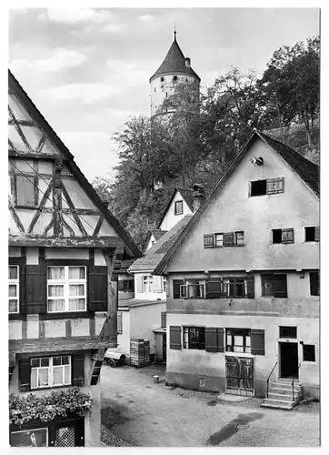 AK, Biberach a.d. Riß, Am Weberberg, um 1972