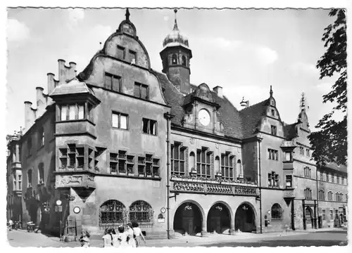 AK, Freiburg im Breisgau, Rathaus, 1968