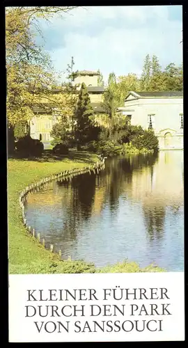 tour. Broschüre, Potsdam, Kleiner Führer durch den Park von Sanssouci, 1985