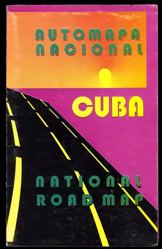Verkehrskarte Cuba, Kuba, 1996