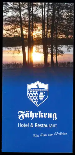 tour. Prospekt, Templin, Hotel & Restaurant Fährkrug, um 2000