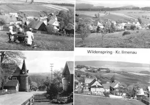 AK, Wildenspring Kreis Ilmenau, vier Abb., 1983