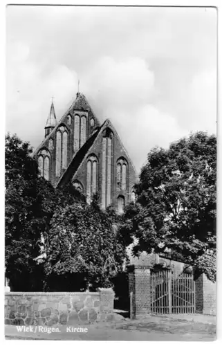 AK, Wiek Rügen, Kirche, 1957