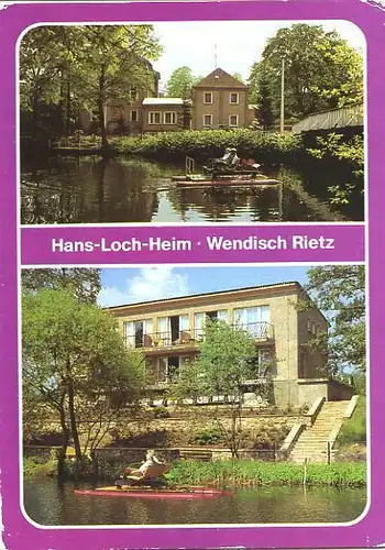 AK, Wendisch Rietz Kr. Beeskow, Hans-Loch-Heim, 1985