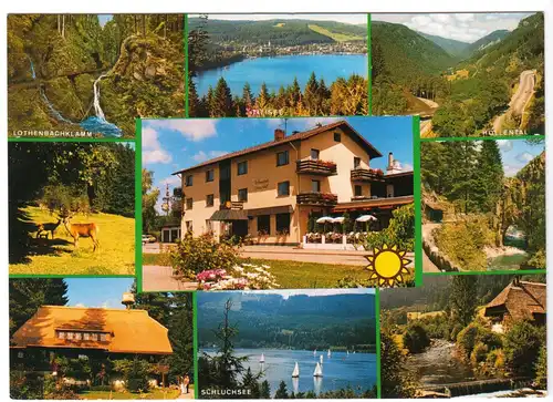 AK, Birkendorf Schwarzwald, Hotel Sonnenhof, neun Abb., um 1993