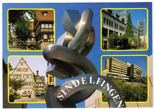 AK, Sindelfingen, fünf Abb., um 1985