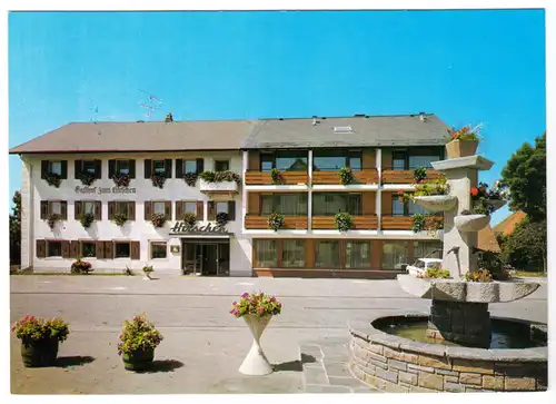 AK, Birkendorf Hochschwarzwald, Gasthof - Pension "Zum Hirschen", um 1980