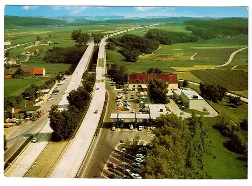 AK, Geisenhau, Autobahn-Rasthaus "In der Holledau", 1969