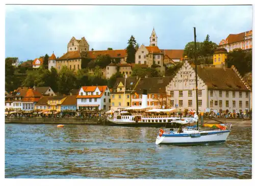 AK, Meersburg am Bodensee, Ansicht von der Seeseite, um 1995