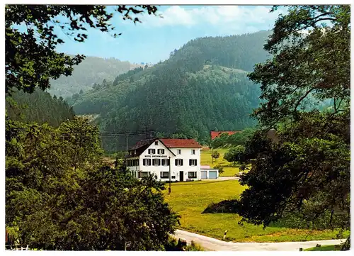 AK, Ottenhöfen Schwarzwald, Hotel Unterwasser, Gesamtansicht, um 1978