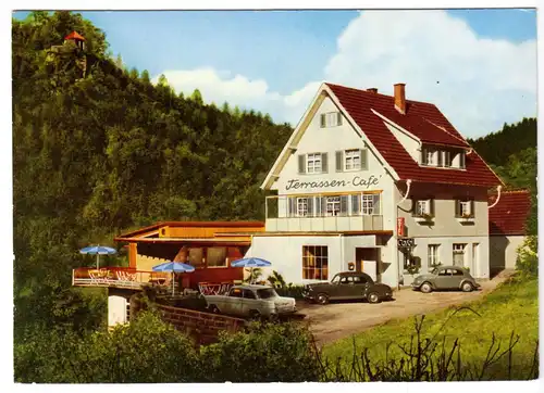 AK, Bad Rippoldsau, Café - Pension "Terrassen-Café", um 1970