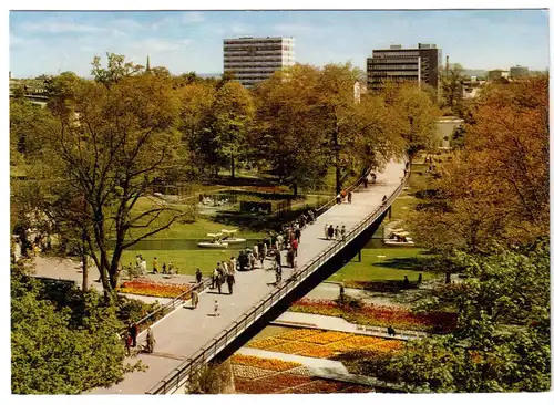 AK, Karlsruhe, Stadtgarten, um 1980