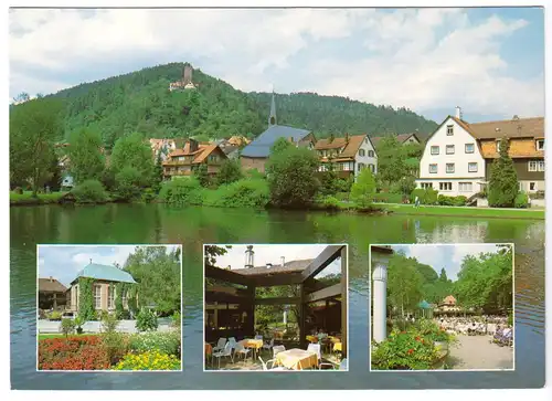 AK, Bad Liebenzell Schwarzwald, vier Abb., um 1985