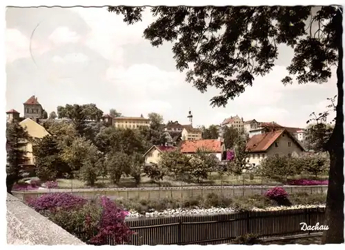 AK, Dachau, Teilansicht, 1960